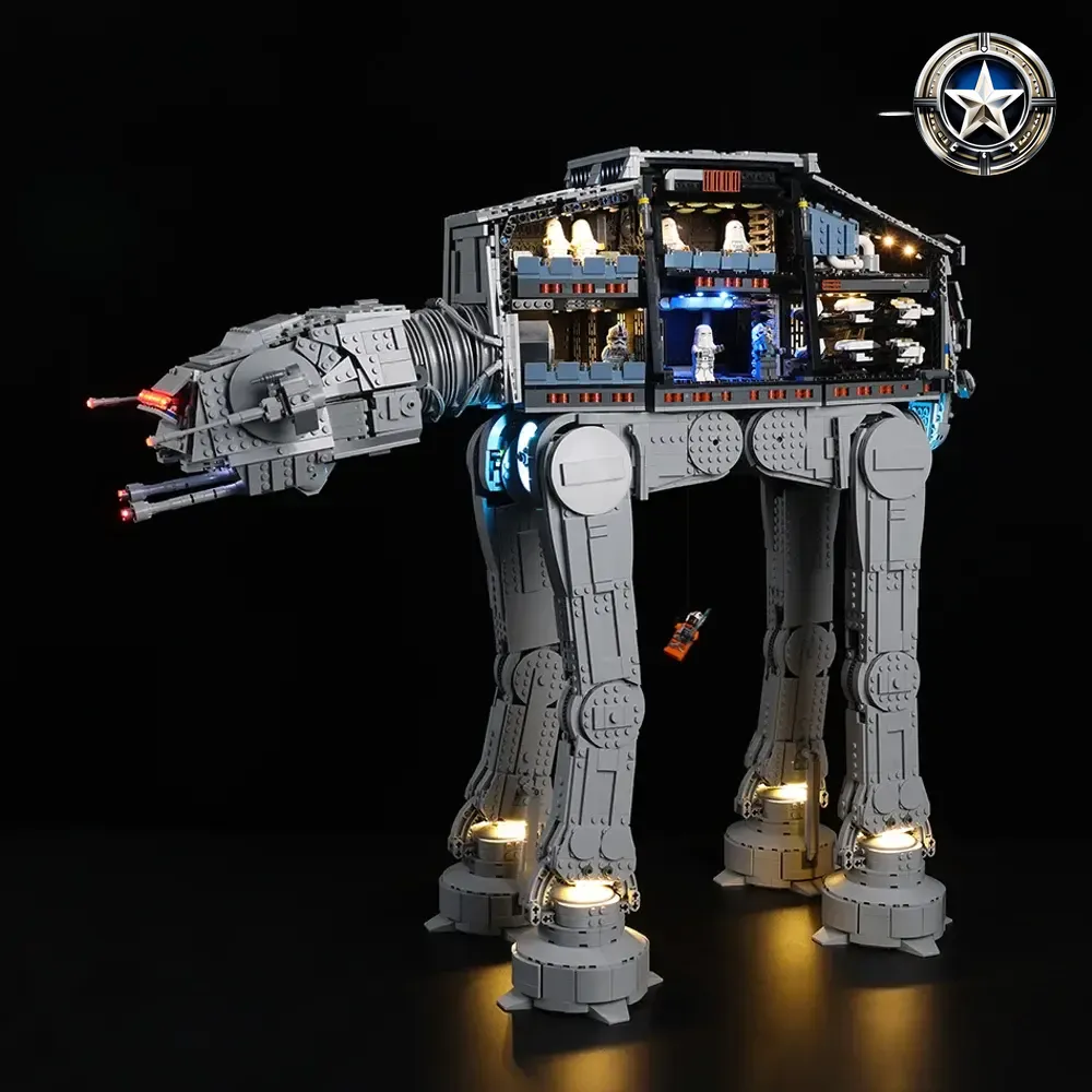 Light Kit Compatible with LEGO Star Wars AT AT Model Set 75313 Complete Lighting Upgrade Light Kit Compatible with LEGO Star Wars AT AT Model Set 75313 Complete Lighting Upgrade
