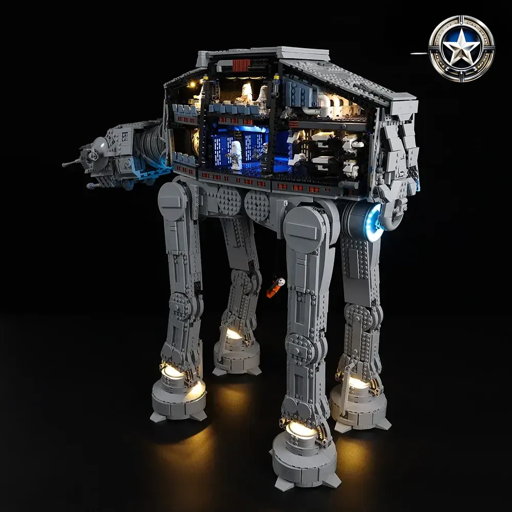 Light Kit Compatible with LEGO Star Wars AT AT Model Set 75313 Complete Lighting Upgrade Light Kit Compatible with LEGO Star Wars AT AT Model Set 75313 Complete Lighting Upgrade