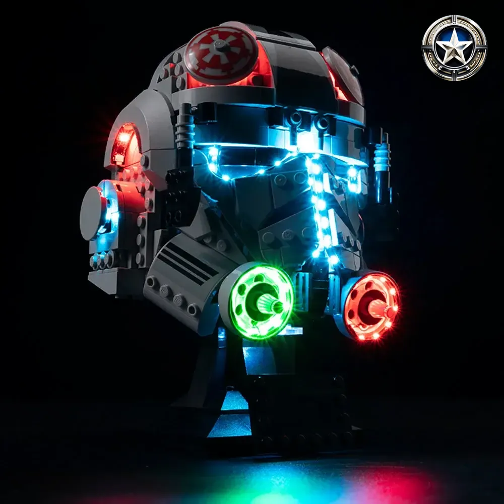 Light Kit for Star Wars AT AT Driver Helmet Model 75429 Enhanced Lighting Accessories Light Kit for Star Wars AT AT Driver Helmet Model 75429 Enhanced Lighting Accessories