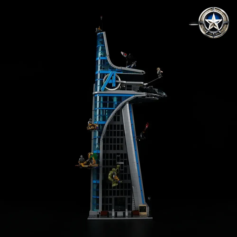 Avengers Tower Building Set Light Kit Compatible with Lego 76269 Model Parts Avengers Tower Building Set Light Kit Compatible with Lego 76269 Model Parts