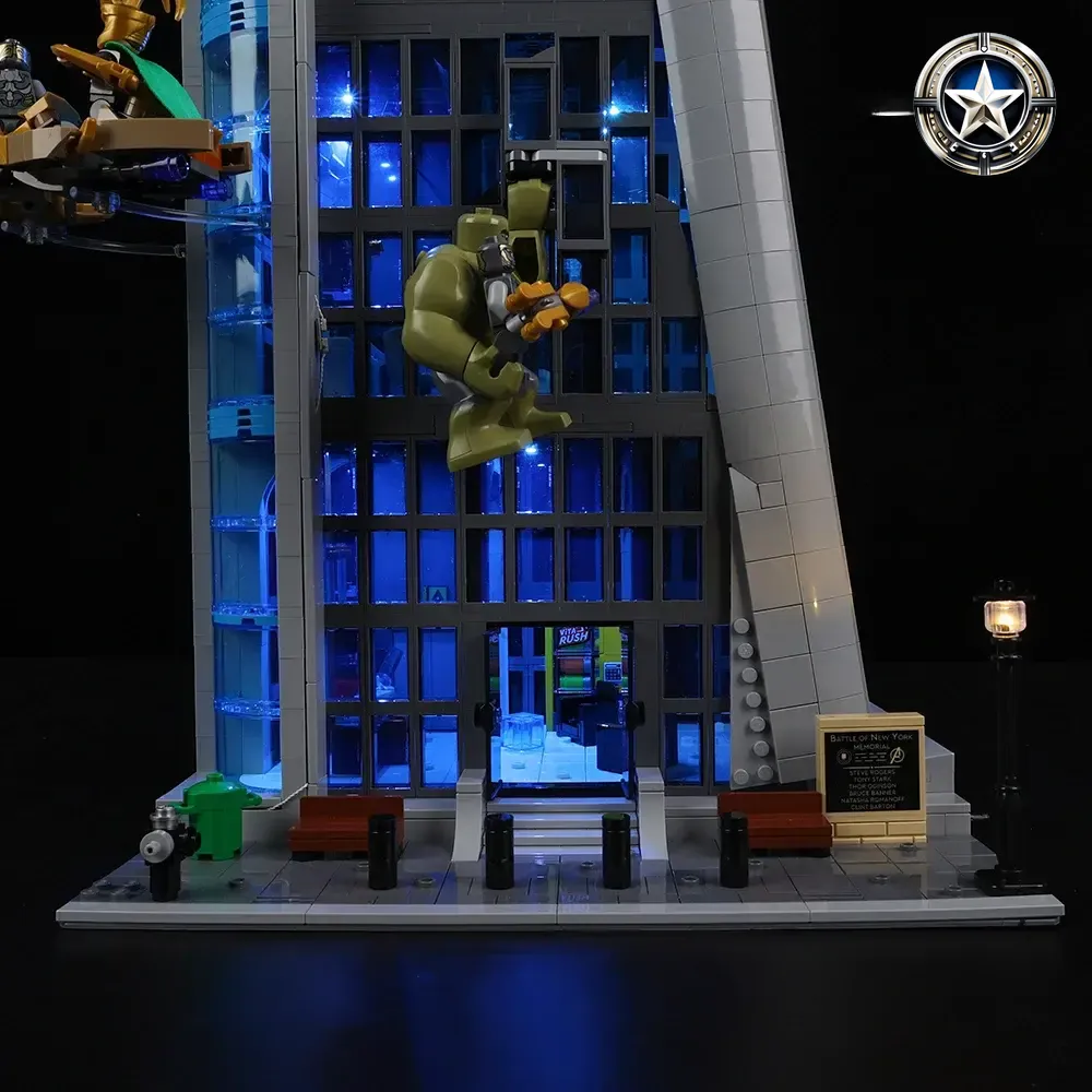 Avengers Tower Building Set Light Kit Compatible with Lego 76269 Model Parts Avengers Tower Building Set Light Kit Compatible with Lego 76269 Model Parts