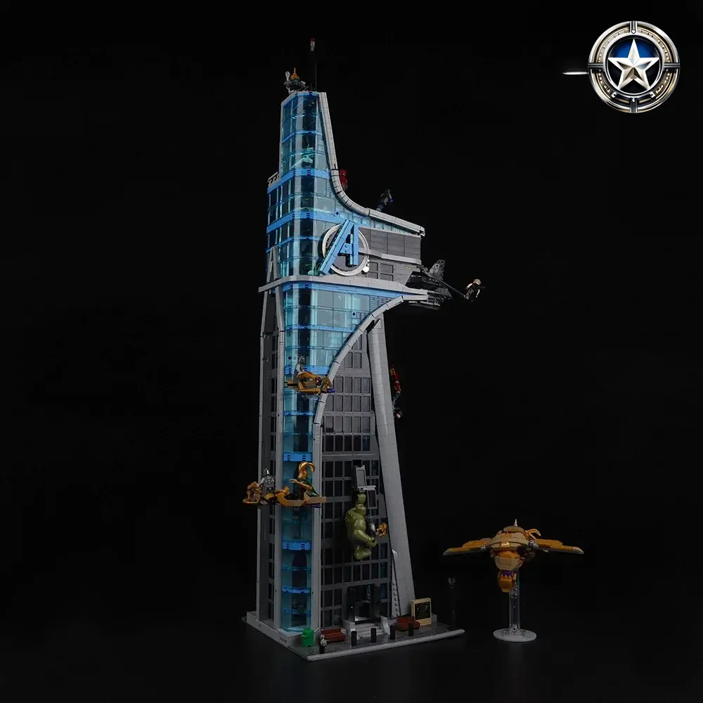 Avengers Tower Building Set Light Kit Compatible with Lego 76269 Model Parts Avengers Tower Building Set Light Kit Compatible with Lego 76269 Model Parts