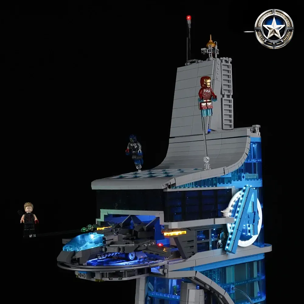 Avengers Tower Building Set Light Kit Compatible with Lego 76269 Model Parts Avengers Tower Building Set Light Kit Compatible with Lego 76269 Model Parts