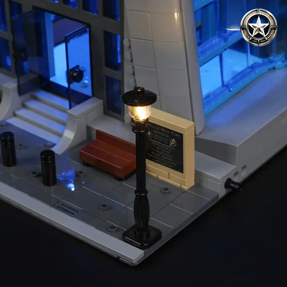 Avengers Tower Building Set Light Kit Compatible with Lego 76269 Model Parts Avengers Tower Building Set Light Kit Compatible with Lego 76269 Model Parts