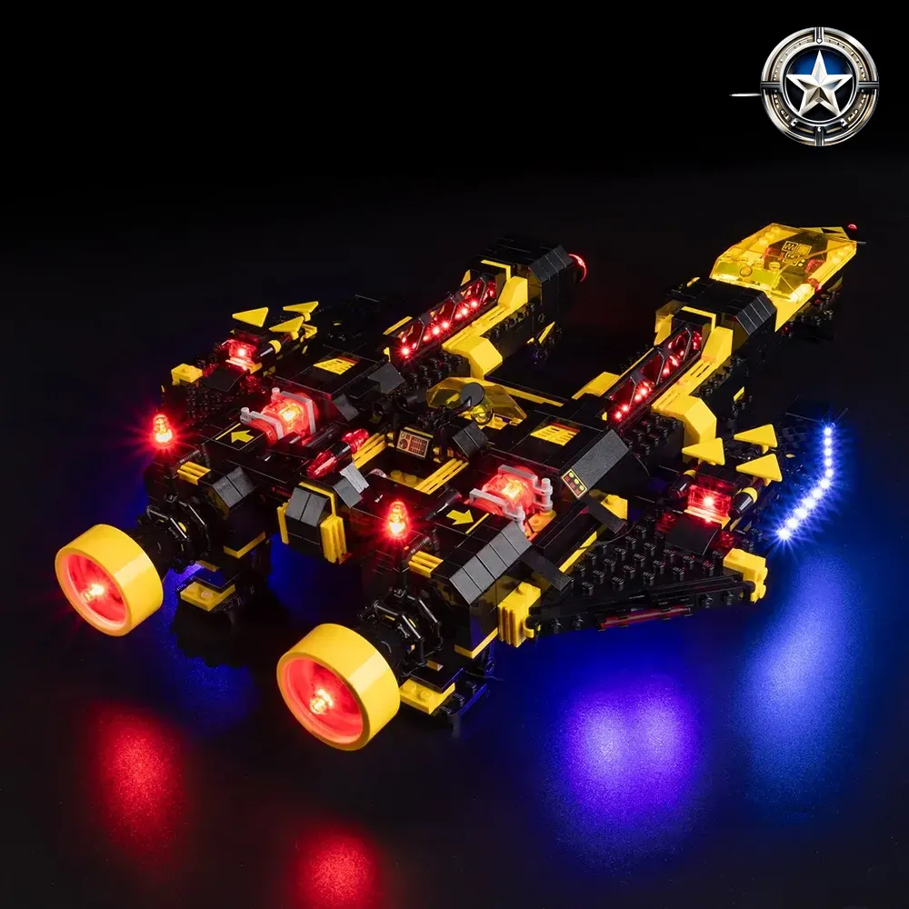 Light Kit Accessory Set for Lego Blacktron Renegade Model 10355 Building Blocks Light Kit Accessory Set for Lego Blacktron Renegade Model 10355 Building Blocks