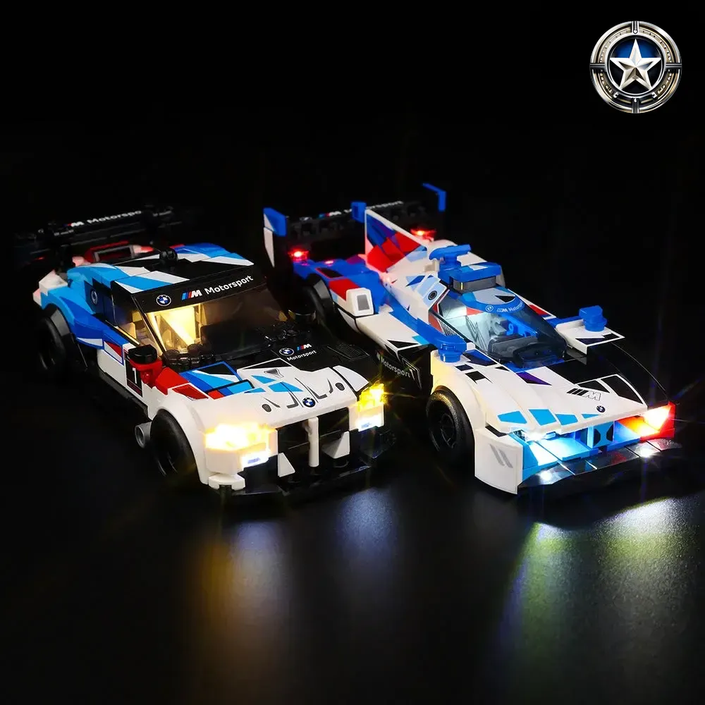 LEGO BMW M4 GT3 & BMW M Hybrid V8 Race Cars 76922 Light Kit