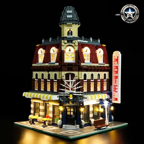 Light Kit for Cafe Corner Building Set 10182 Updated Version Deluxe