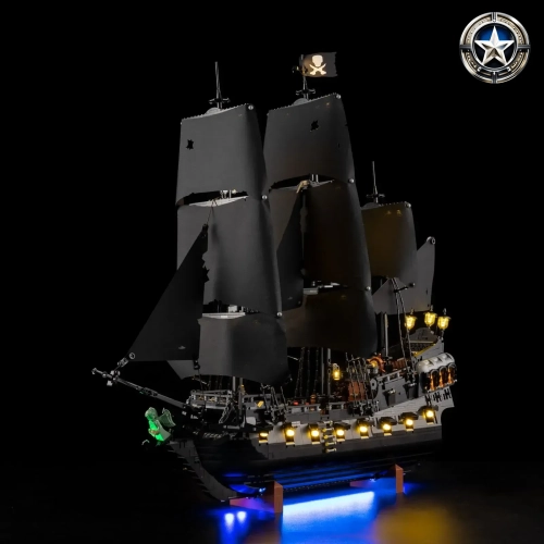 Light Kit for Captain Jack Sparrow Pirate Ship Model 10365 LED Upgrade Accessories