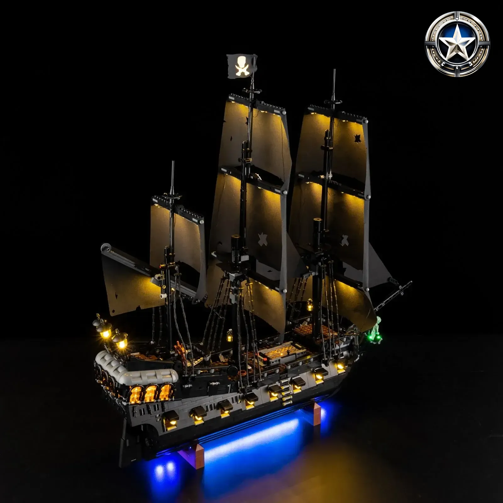 Light Kit for Captain Jack Sparrow Pirate Ship Model 10365 LED Upgrade Accessories Light Kit for Captain Jack Sparrow Pirate Ship Model 10365 LED Upgrade Accessories