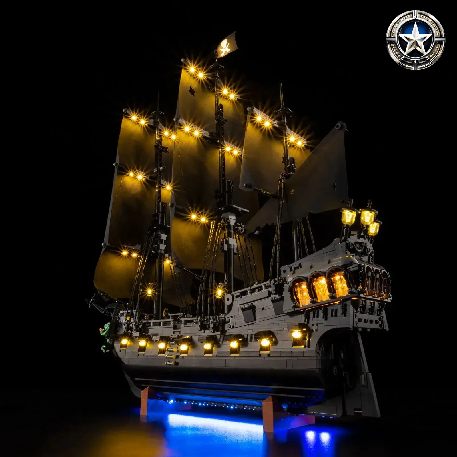 Light Kit for Captain Jack Sparrow Pirate Ship Model 10365 LED Upgrade Accessories Light Kit for Captain Jack Sparrow Pirate Ship Model 10365 LED Upgrade Accessories