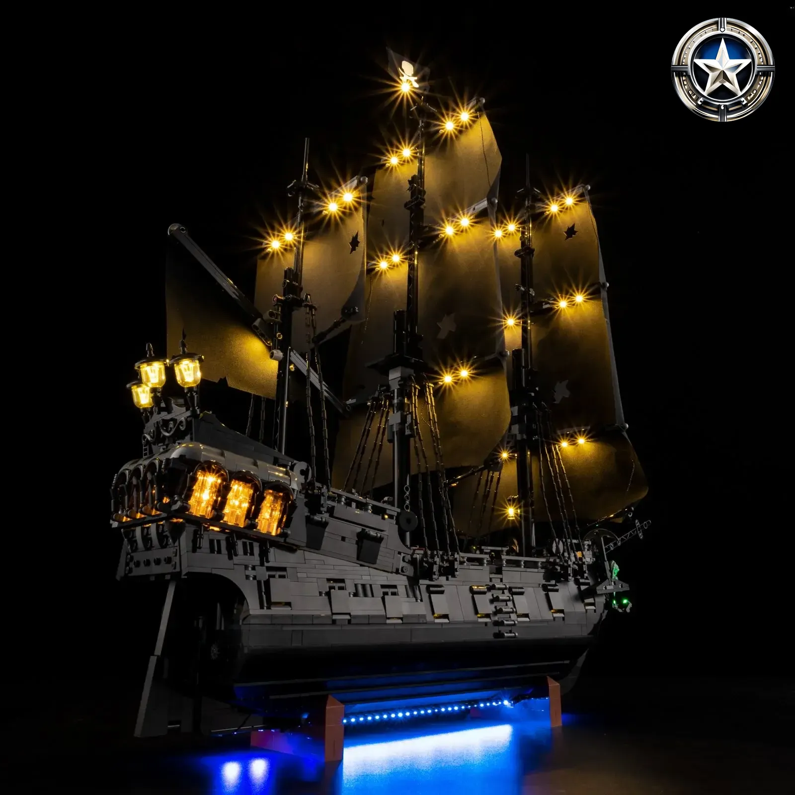 Light Kit for Captain Jack Sparrow Pirate Ship Model 10365 LED Upgrade Accessories Light Kit for Captain Jack Sparrow Pirate Ship Model 10365 LED Upgrade Accessories