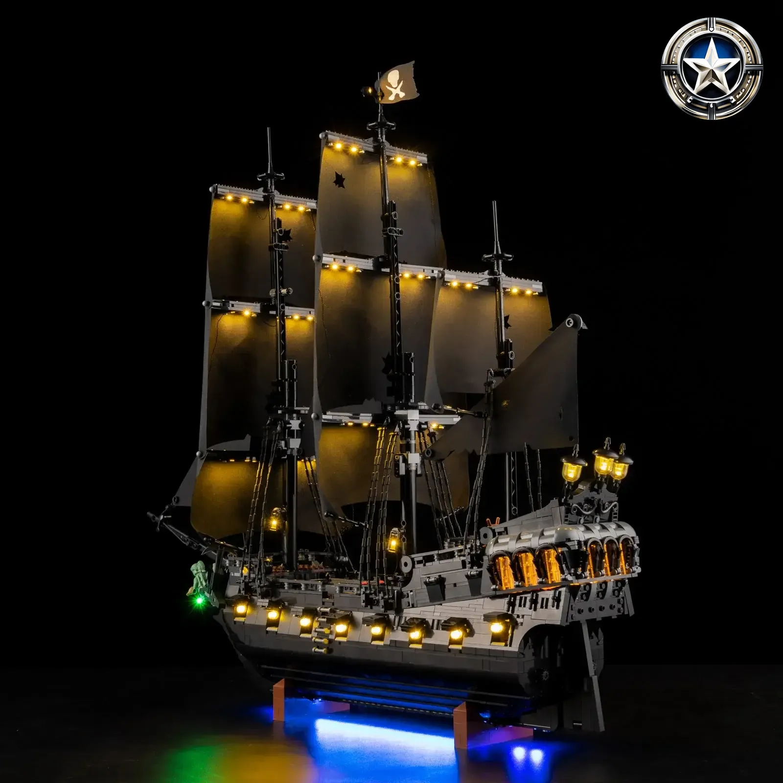 Light Kit for Captain Jack Sparrow Pirate Ship Model 10365 LED Upgrade Accessories Light Kit for Captain Jack Sparrow Pirate Ship Model 10365 LED Upgrade Accessories