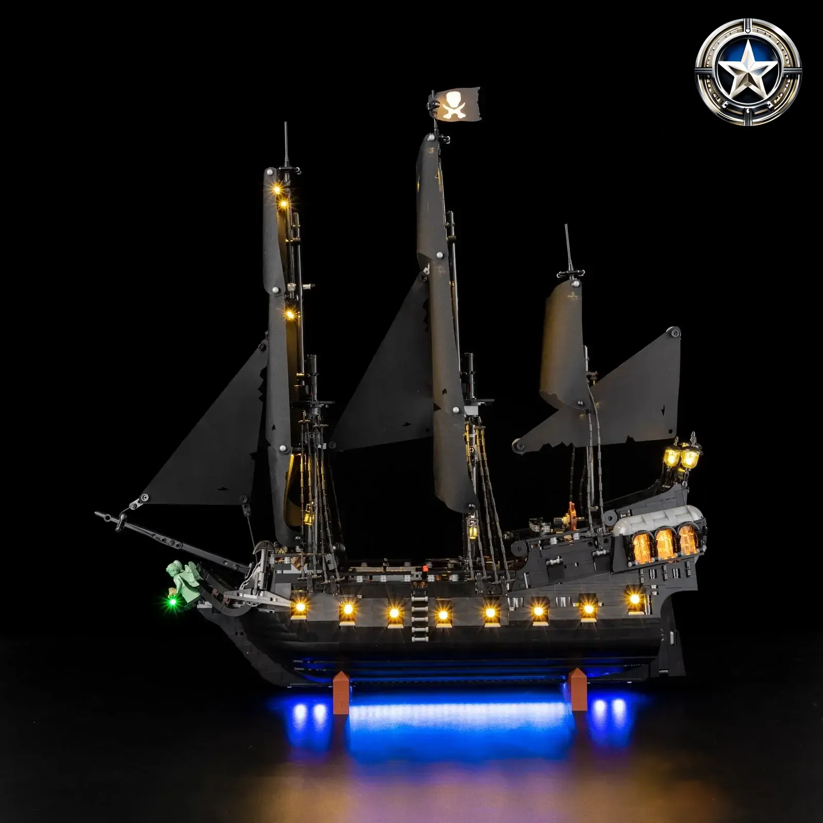 Light Kit for Captain Jack Sparrow Pirate Ship Model 10365 LED Upgrade Accessories Light Kit for Captain Jack Sparrow Pirate Ship Model 10365 LED Upgrade Accessories