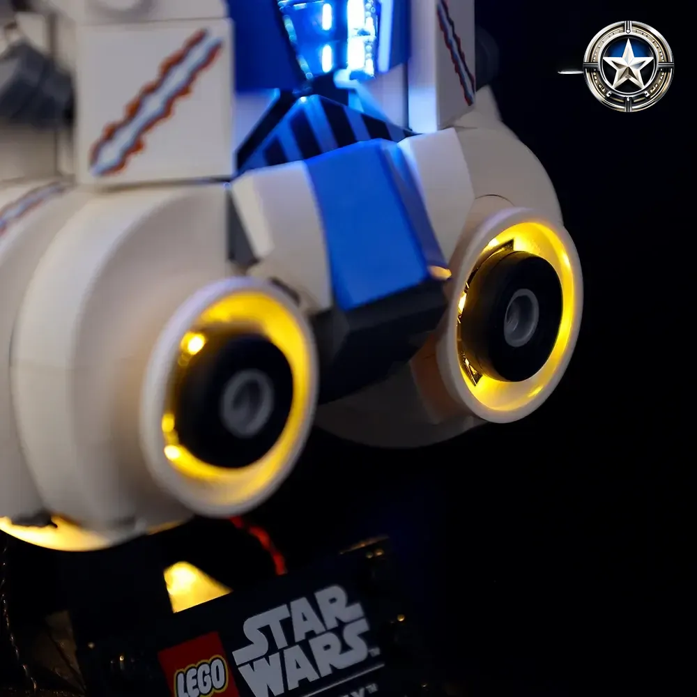 Light Up Kit for Captain Rex Clone Trooper Helmet Model 75349 Light Up Kit for Captain Rex Clone Trooper Helmet Model 75349