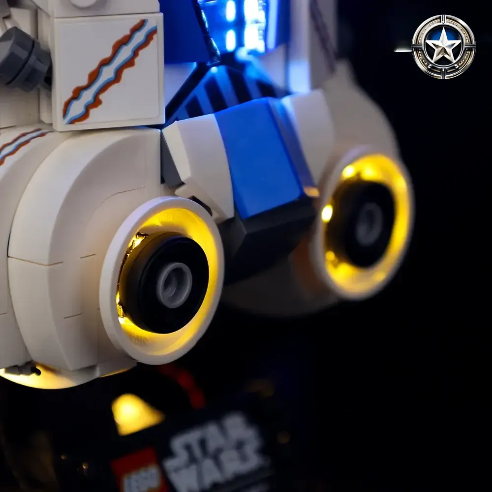 Light Up Kit for Captain Rex Clone Trooper Helmet Model 75349 Light Up Kit for Captain Rex Clone Trooper Helmet Model 75349
