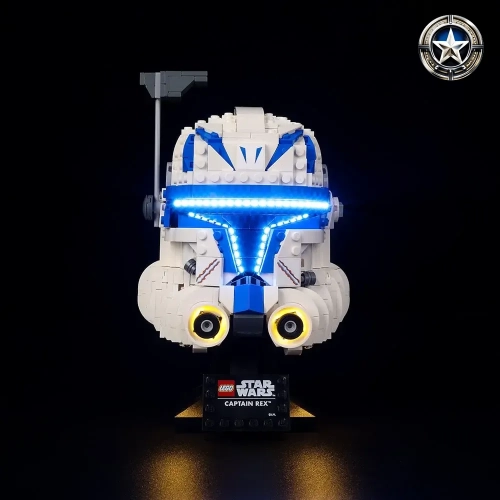 Light Up Kit for Captain Rex Clone Trooper Helmet Model 75349