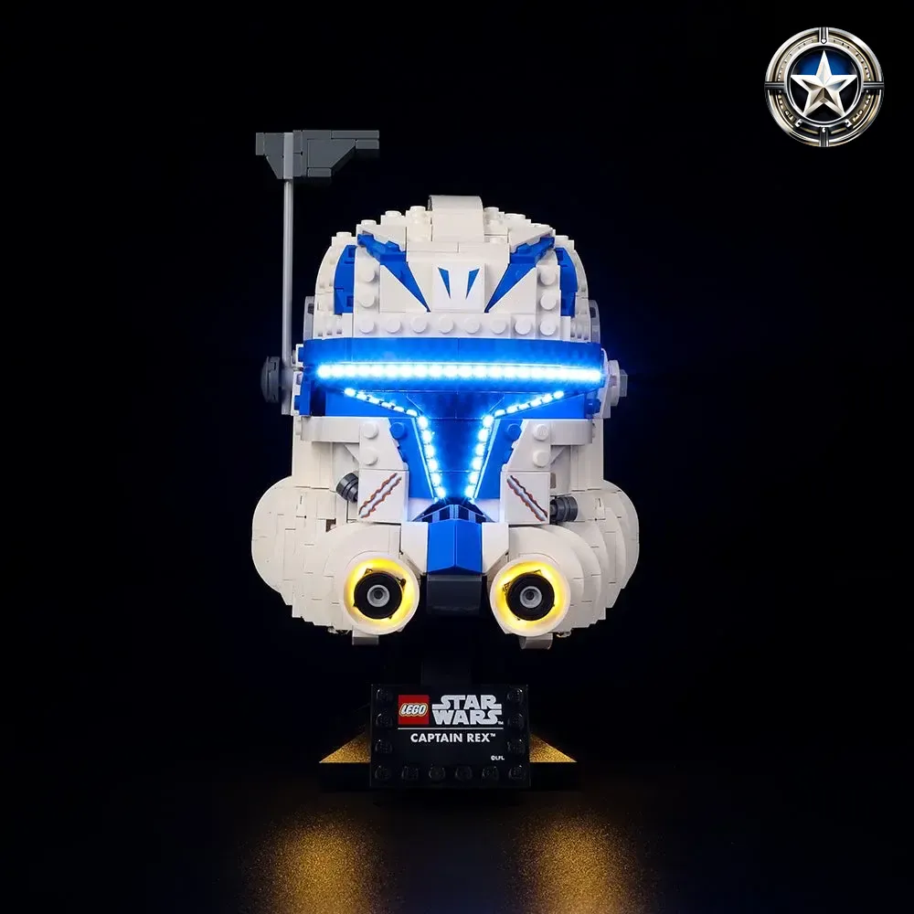 Light Up Kit for Captain Rex Clone Trooper Helmet Model 75349 Light Up Kit for Captain Rex Clone Trooper Helmet Model 75349