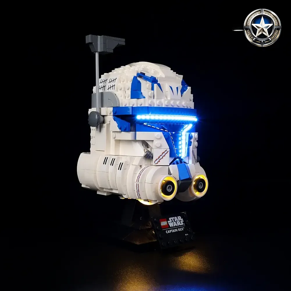 Light Up Kit for Captain Rex Clone Trooper Helmet Model 75349 Light Up Kit for Captain Rex Clone Trooper Helmet Model 75349