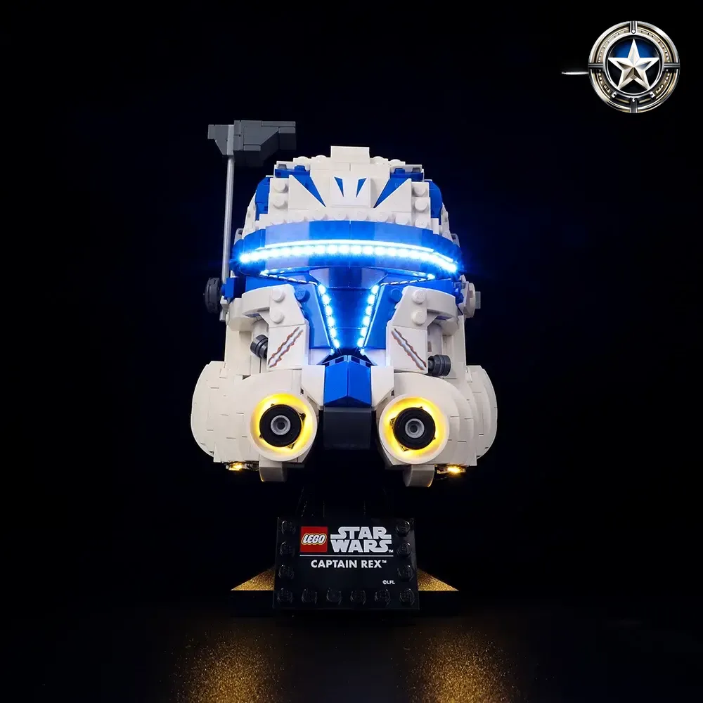 Light Up Kit for Captain Rex Clone Trooper Helmet Model 75349 Light Up Kit for Captain Rex Clone Trooper Helmet Model 75349