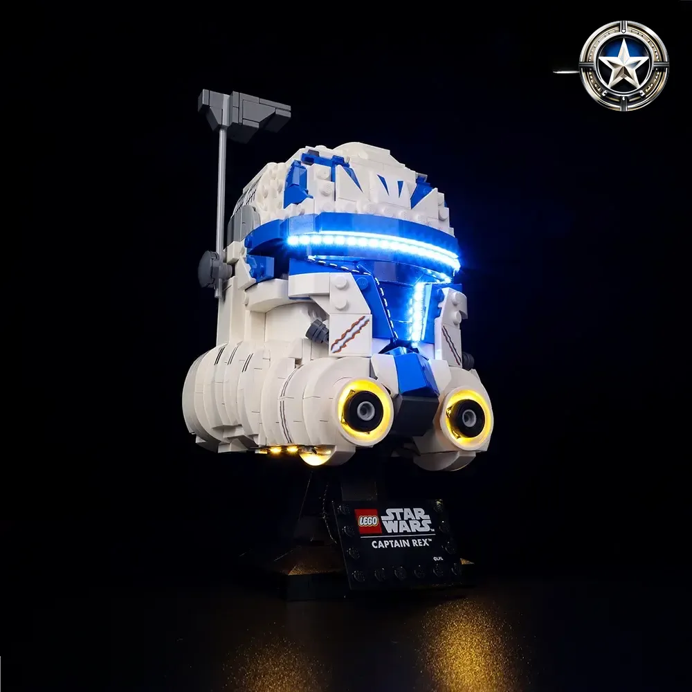 Light Up Kit for Captain Rex Clone Trooper Helmet Model 75349 Light Up Kit for Captain Rex Clone Trooper Helmet Model 75349