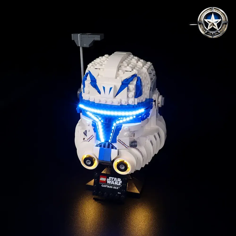 Light Up Kit for Captain Rex Clone Trooper Helmet Model 75349 Light Up Kit for Captain Rex Clone Trooper Helmet Model 75349