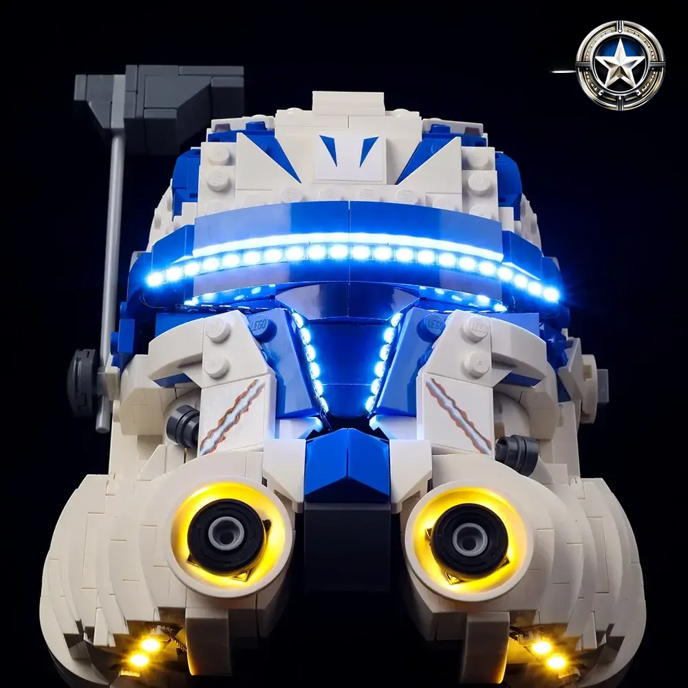 Light Up Kit for Captain Rex Clone Trooper Helmet Model 75349 Light Up Kit for Captain Rex Clone Trooper Helmet Model 75349