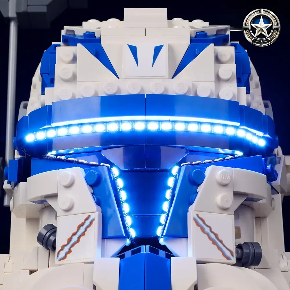 Light Up Kit for Captain Rex Clone Trooper Helmet Model 75349 Light Up Kit for Captain Rex Clone Trooper Helmet Model 75349