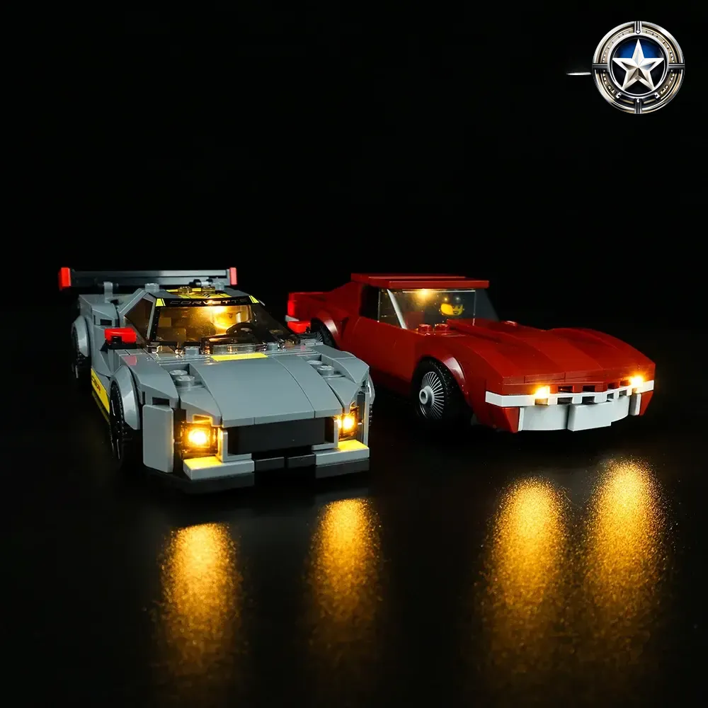 Light Kit for Chevrolet Corvette C8 R 1968 Model High Performance Upgrade 76903 Light Kit for Chevrolet Corvette C8 R 1968 Model High Performance Upgrade 76903