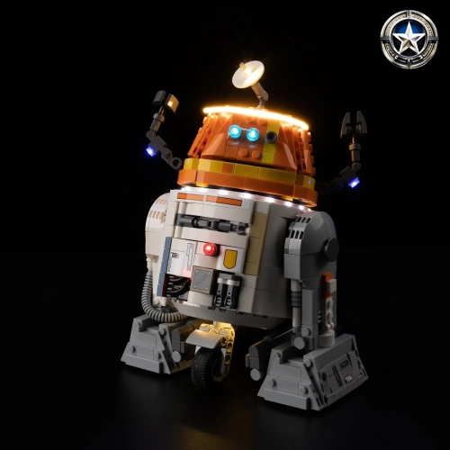 Light Kit for Astromech Droid Chopper Model C1 10P 75416 Part