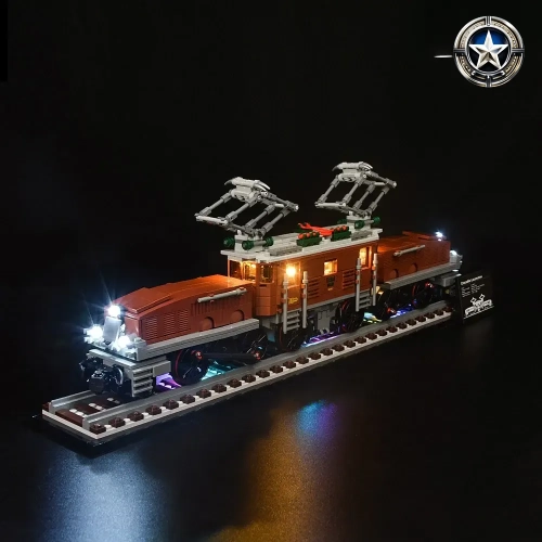 Light Kit for LEGO Crocodile Locomotive Model 10277 Accessories Set