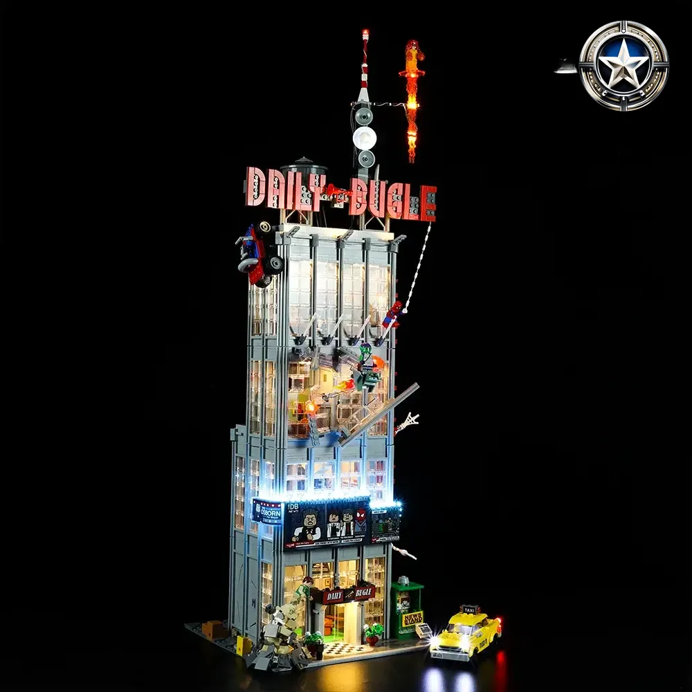 Light Kit Lighting Accessory for Daily Bugle Building Set 76178 Enhanced Illumination Light Kit Lighting Accessory for Daily Bugle Building Set 76178 Enhanced Illumination