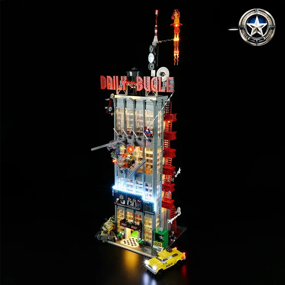 Light Kit Lighting Accessory for Daily Bugle Building Set 76178 Enhanced Illumination Light Kit Lighting Accessory for Daily Bugle Building Set 76178 Enhanced Illumination
