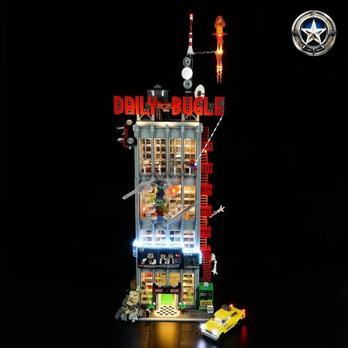 Light Kit Lighting Accessory for Daily Bugle Building Set 76178 Enhanced Illumination