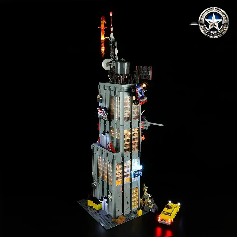 Light Kit Lighting Accessory for Daily Bugle Building Set 76178 Enhanced Illumination Light Kit Lighting Accessory for Daily Bugle Building Set 76178 Enhanced Illumination