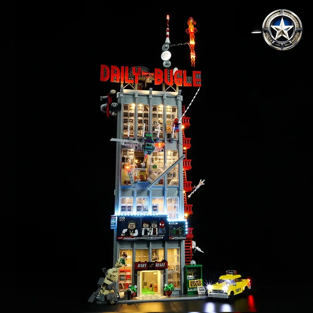 Light Kit Lighting Accessory for Daily Bugle Building Set 76178 Enhanced Illumination Light Kit Lighting Accessory for Daily Bugle Building Set 76178 Enhanced Illumination