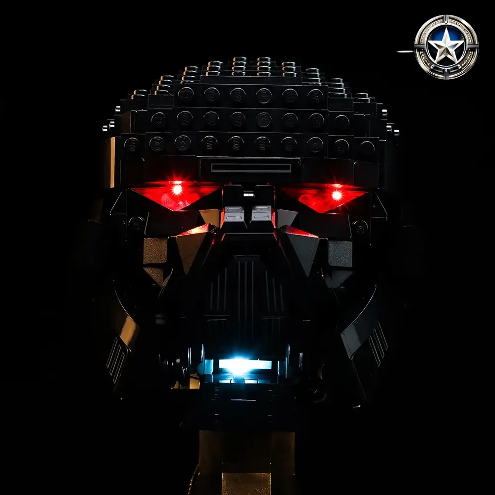Light Kit for Star Wars Dark Trooper Helmet Model 75343 Enhanced Lighting Gear Light Kit for Star Wars Dark Trooper Helmet Model 75343 Enhanced Lighting Gear