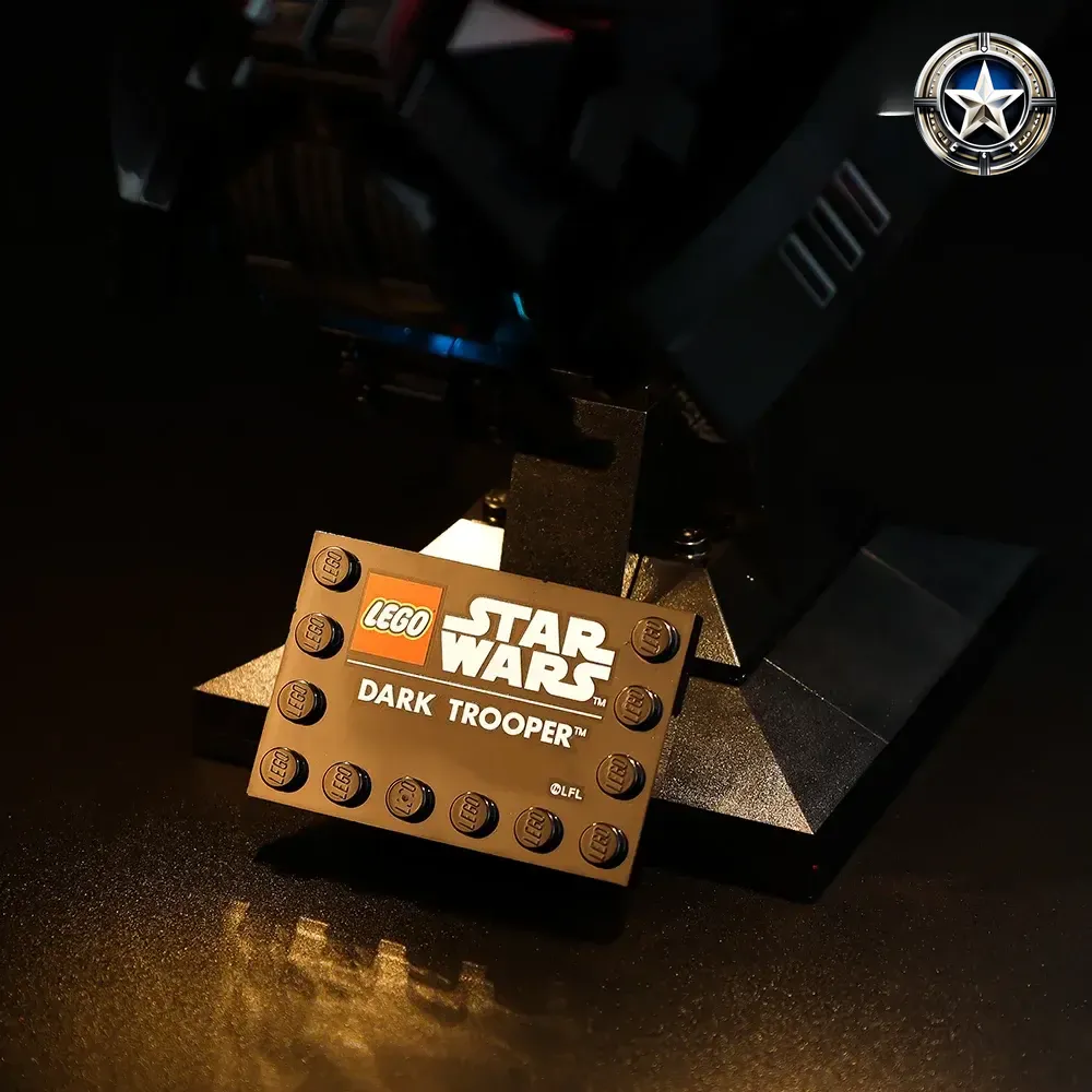 Light Kit for Star Wars Dark Trooper Helmet Model 75343 Enhanced Lighting Gear Light Kit for Star Wars Dark Trooper Helmet Model 75343 Enhanced Lighting Gear
