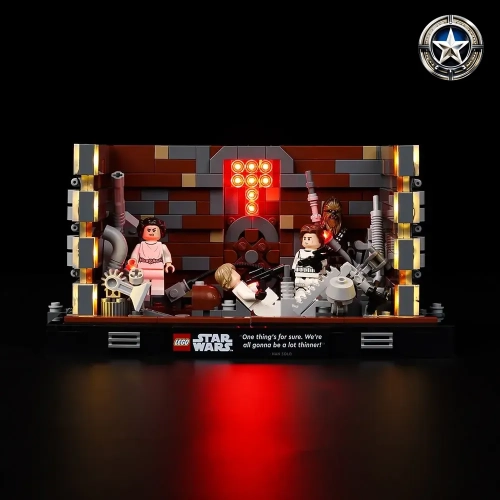 Light Kit for Star Wars Death Star Trash Compactor Diorama Model 75339