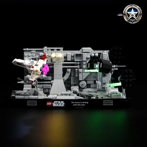 Death Star Trench Run Diorama Lighting Kit for Star Wars 75329 Model