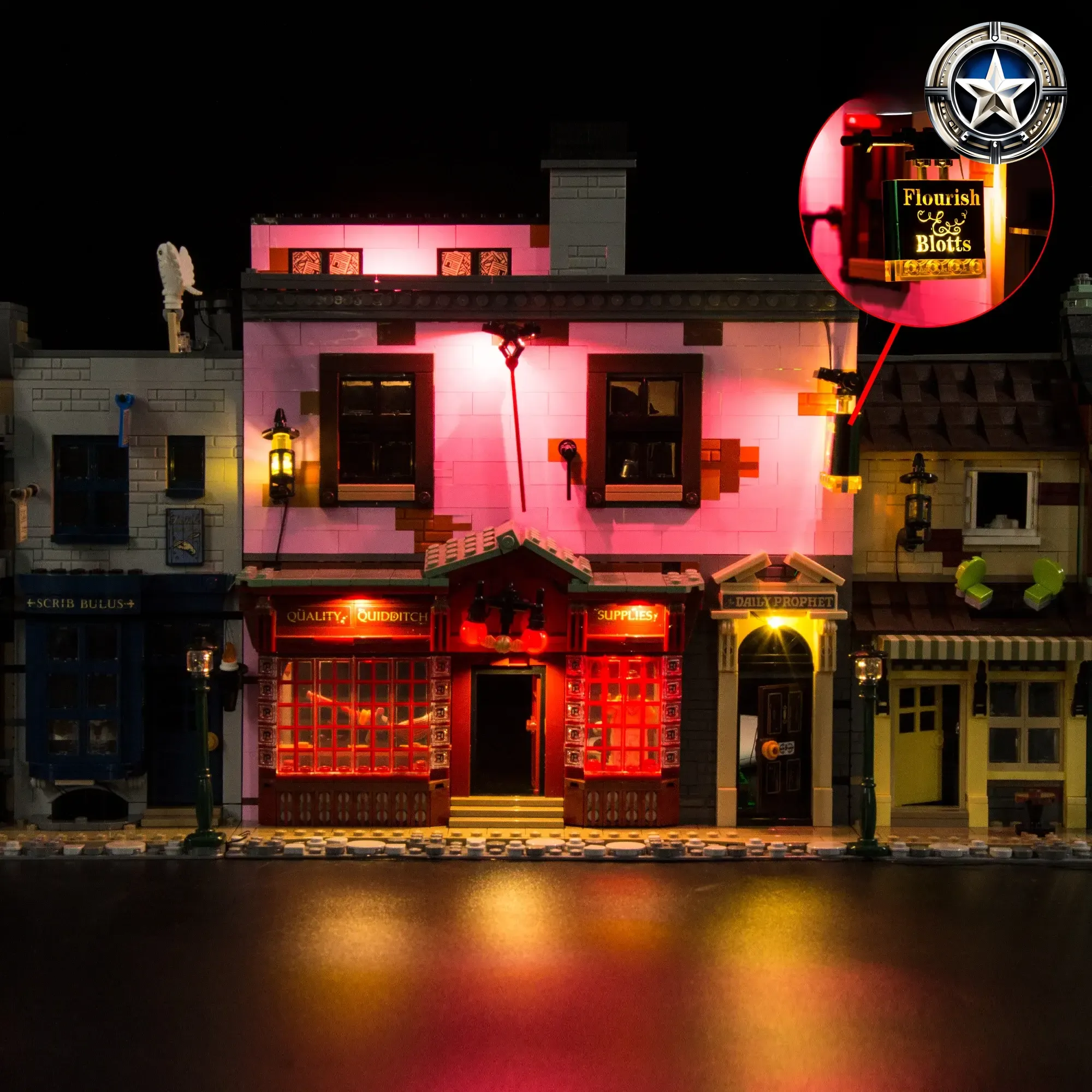 Light Kit For Lego Diagon Alley Building 75978 Complete Set Light Kit For Lego Diagon Alley Building 75978 Complete Set