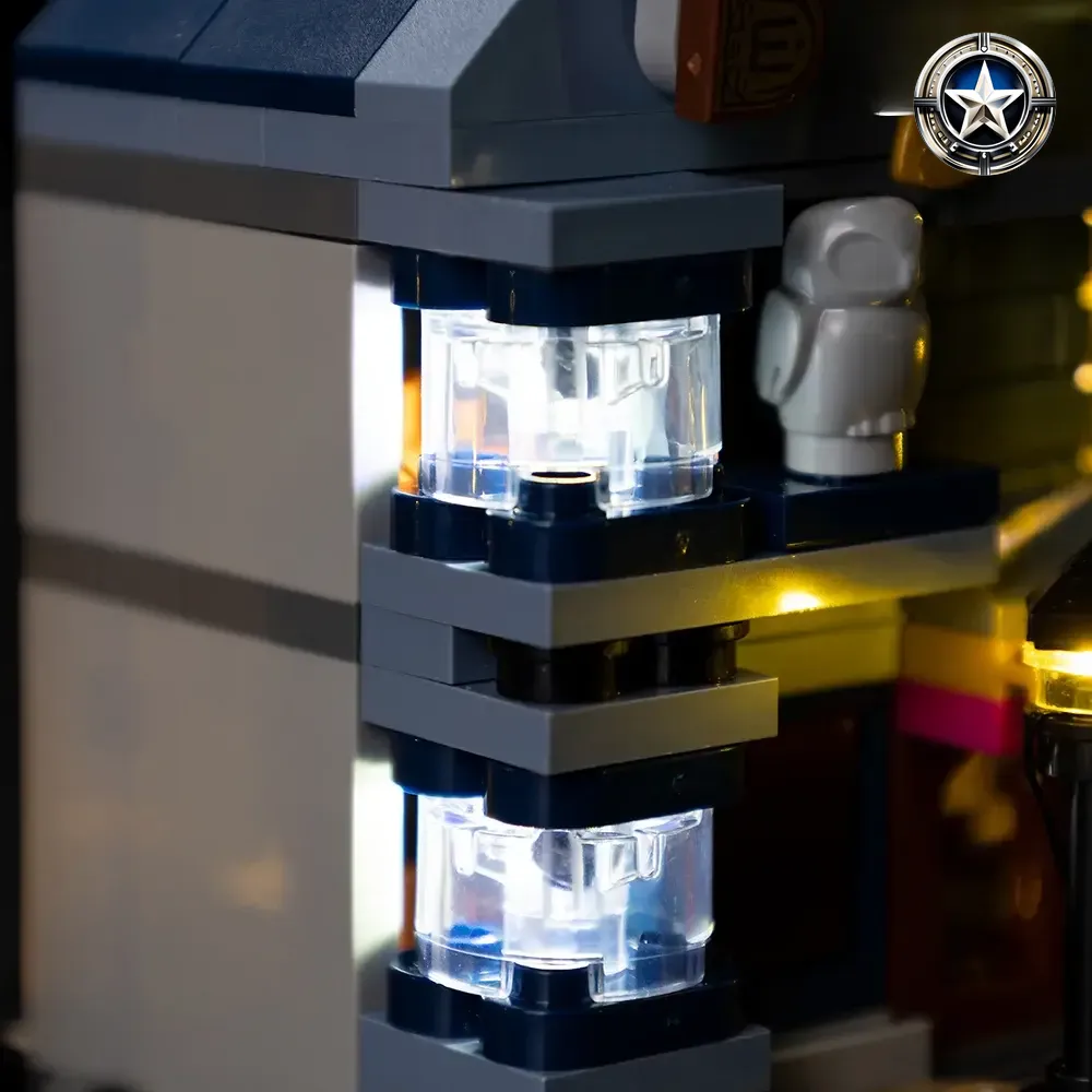Light Kit for Harry Potter Diagon Alley Wizarding Shops Building Set 76444 Light Kit for Harry Potter Diagon Alley Wizarding Shops Building Set 76444