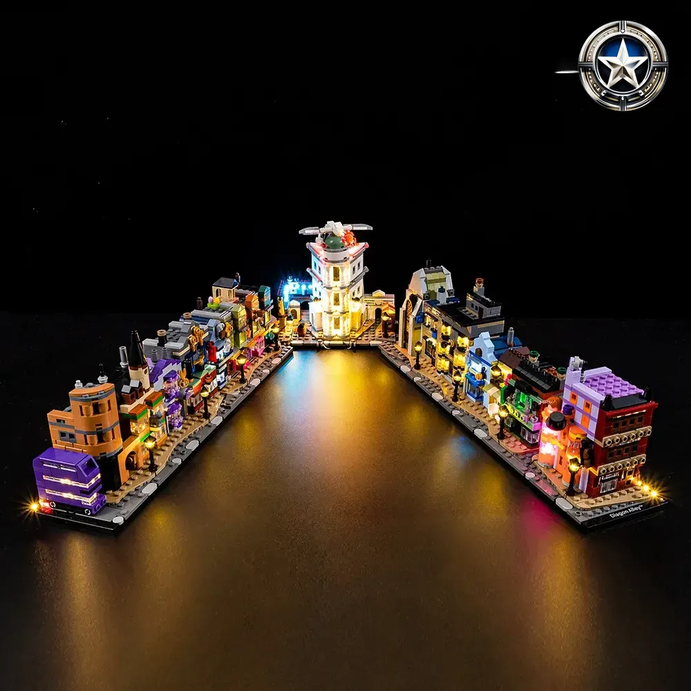 Light Kit for Harry Potter Diagon Alley Wizarding Shops Building Set 76444 Light Kit for Harry Potter Diagon Alley Wizarding Shops Building Set 76444