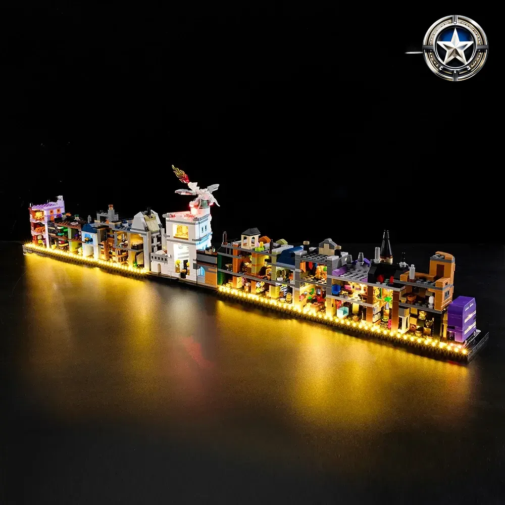 Light Kit for Harry Potter Diagon Alley Wizarding Shops Building Set 76444 Light Kit for Harry Potter Diagon Alley Wizarding Shops Building Set 76444
