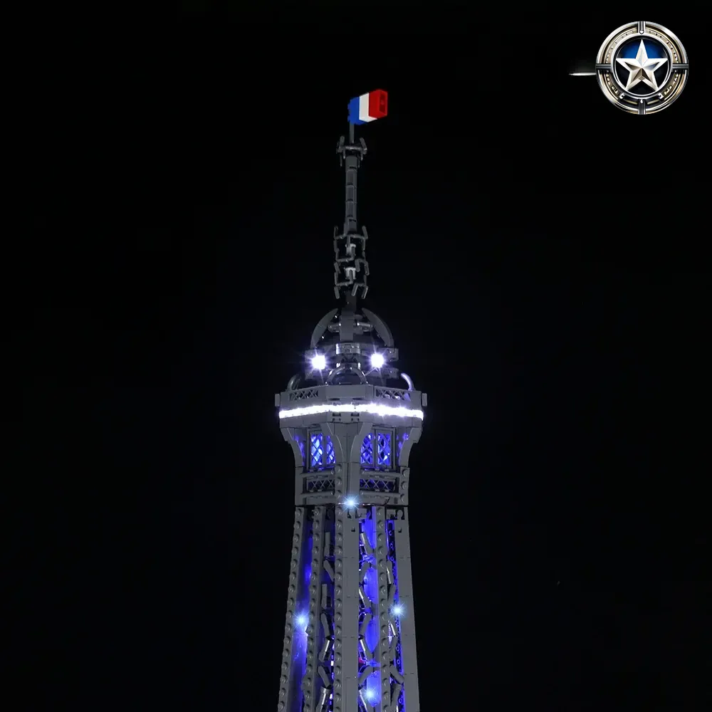 Eiffel Tower Light Kit Compatible with Model 10307 for Enhanced Display Eiffel Tower Light Kit Compatible with Model 10307 for Enhanced Display