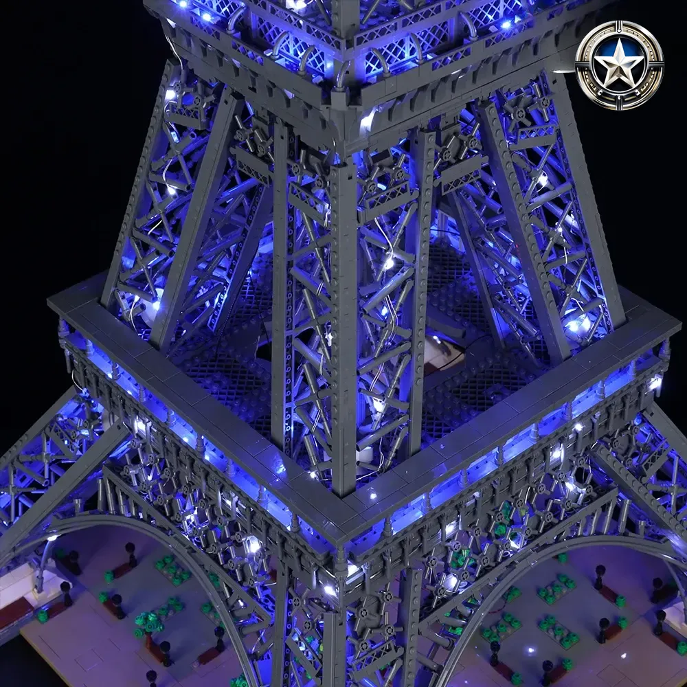 Eiffel Tower Light Kit Compatible with Model 10307 for Enhanced Display Eiffel Tower Light Kit Compatible with Model 10307 for Enhanced Display