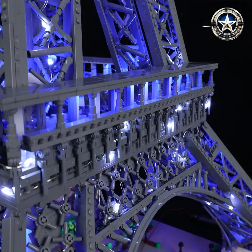 Eiffel Tower Light Kit Compatible with Model 10307 for Enhanced Display Eiffel Tower Light Kit Compatible with Model 10307 for Enhanced Display