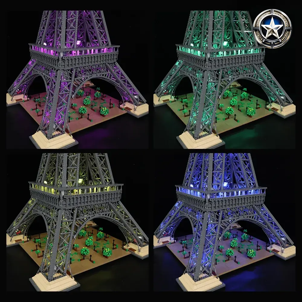 Eiffel Tower Light Kit Compatible with Model 10307 for Enhanced Display Eiffel Tower Light Kit Compatible with Model 10307 for Enhanced Display
