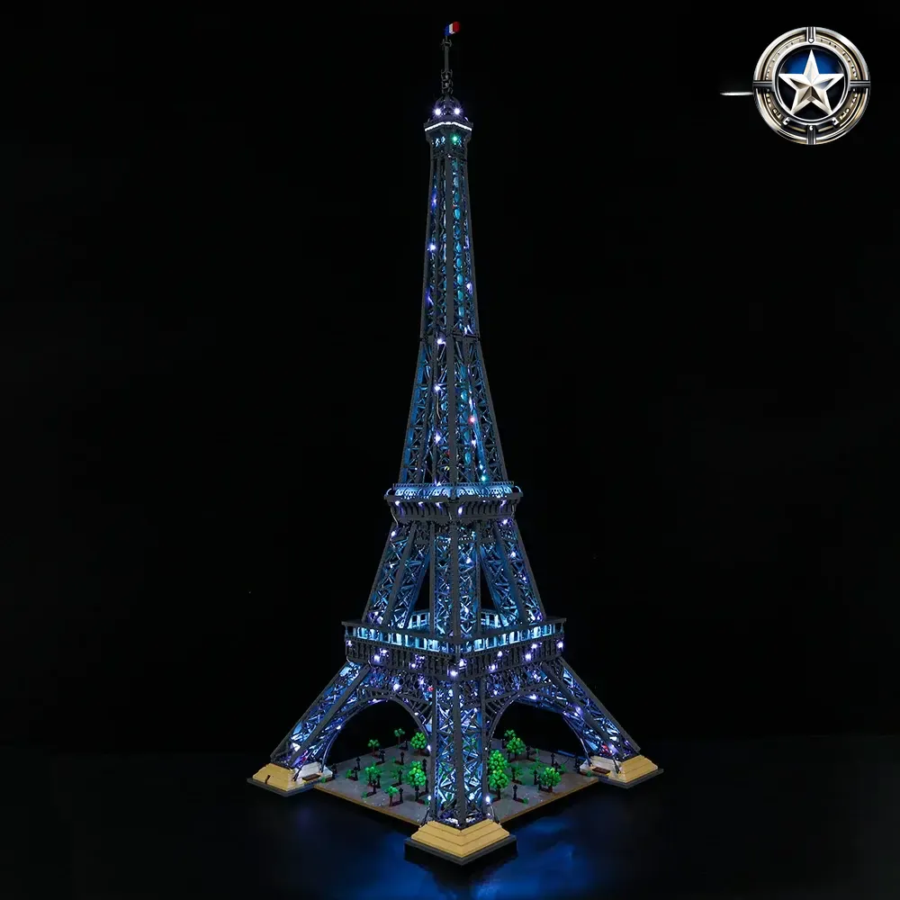 Eiffel Tower Light Kit Compatible with Model 10307 for Enhanced Display Eiffel Tower Light Kit Compatible with Model 10307 for Enhanced Display