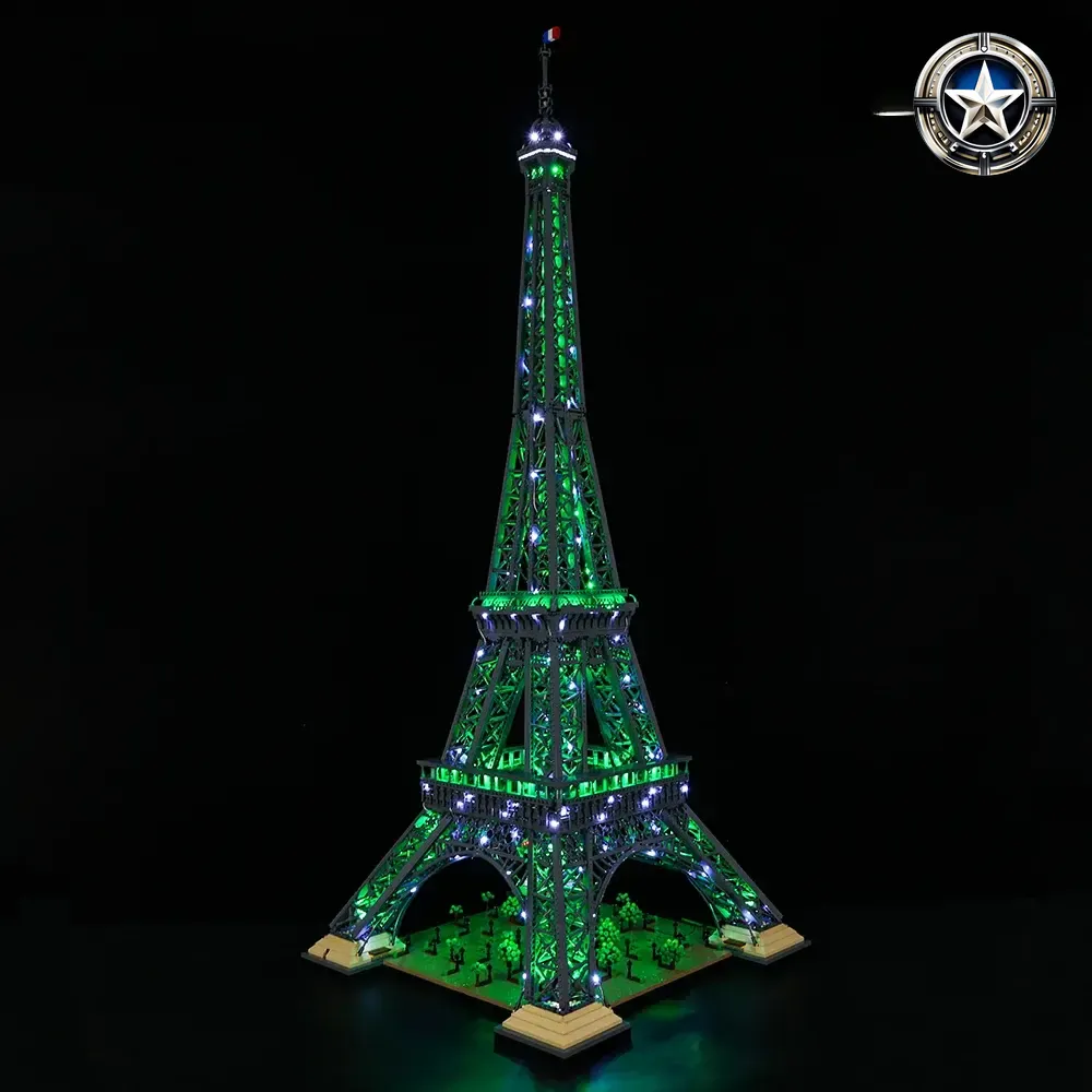Eiffel Tower Light Kit Compatible with Model 10307 for Enhanced Display Eiffel Tower Light Kit Compatible with Model 10307 for Enhanced Display