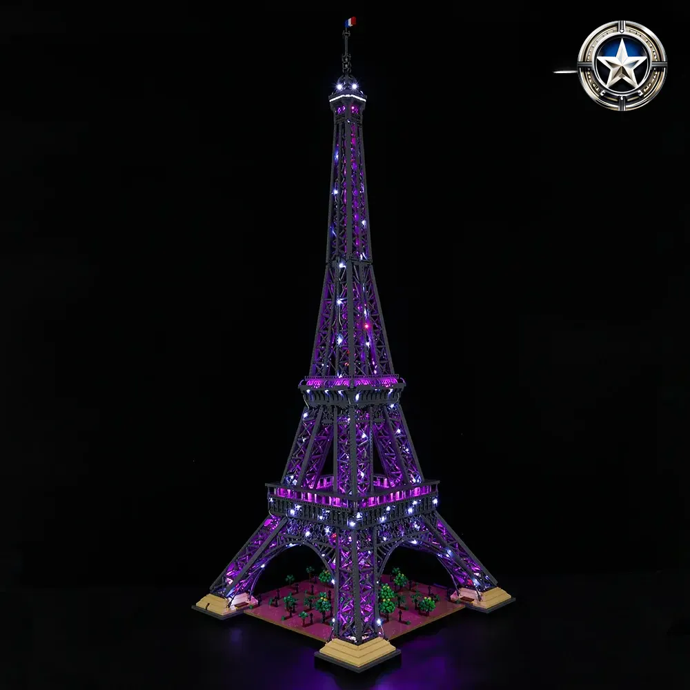 Eiffel Tower Light Kit Compatible with Model 10307 for Enhanced Display Eiffel Tower Light Kit Compatible with Model 10307 for Enhanced Display